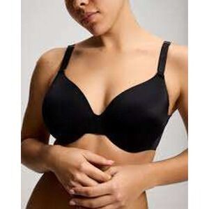 Soma Vanishing Back Full Coverage FLORAL Bra Black‎ Underwire 40D 111601